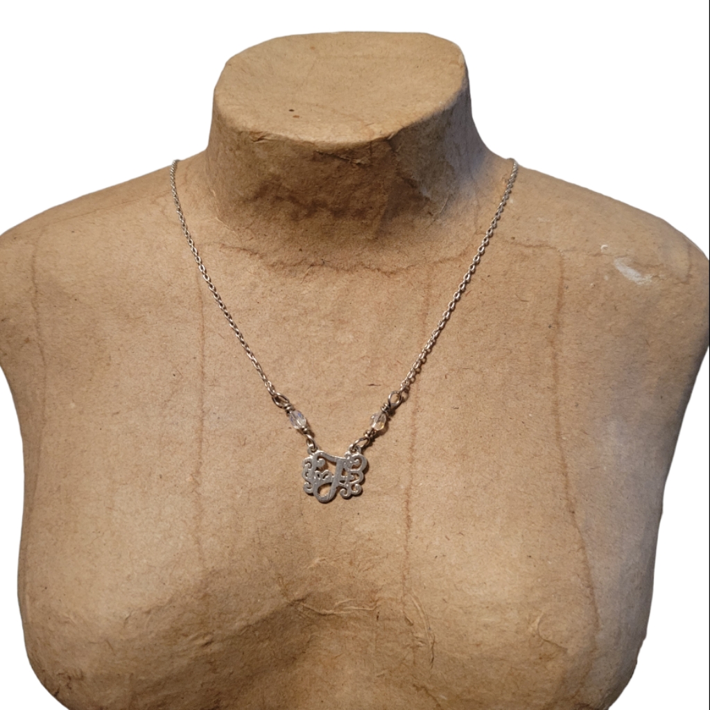 F Initial Necklace